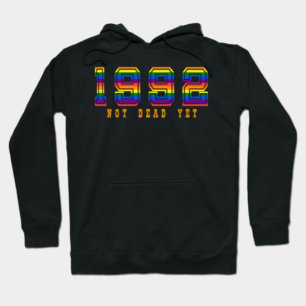 1992 NOT DEAD YET Hoodie by YYMMDD-STORE